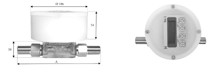 Průtokoměr rotametr model G 50-D / G 60-D s dispejem